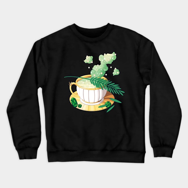 Taurus Tea Crewneck Sweatshirt by MidnightTeashop